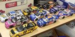 NINE DIE-CAST NASCAR MODELS