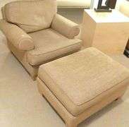 MODERN ARMCHAIR & OTTOMAN