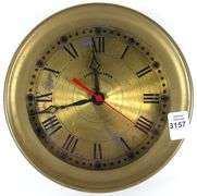 BRASS SHIP'S CLOCK
