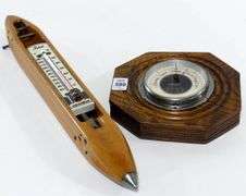 THERMOMETER AND BAROMETER