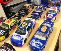 NINE DIE-CAST NASCAR MODELS