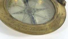 EARLY ENGLISH SHARKSKIN CASED COMPASS