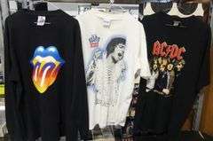 THREE ROCK 'N' ROLL SHIRTS