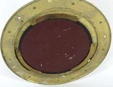 BRASS PORTHOLE MIRROR