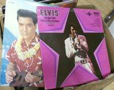 BOX LOT OF ELVIS COLLECTIBLES