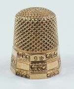 ANTIQUE GOLD THIMBLE