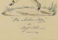 ANTIQUE PEN & INK BOOK ILLUSTRATION