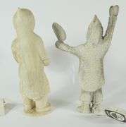 2 INUIT CARVED FIGURES