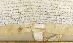 17TH CENTURY HANDWRITTEN INDENTURE