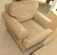 MODERN ARMCHAIR & OTTOMAN