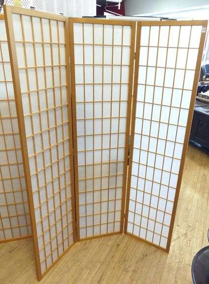 TWO IKEA FLOOR SCREENS