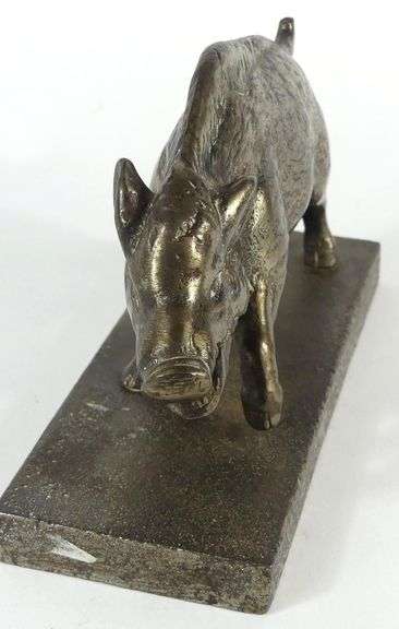 BRONZE BOAR FIGURINE