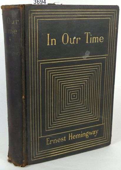 IN OUR TIME BY ERNEST HEMINGWAY