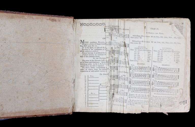 RARE 1802 MUSIC BOOK BY SAMUEL HOLYOKE