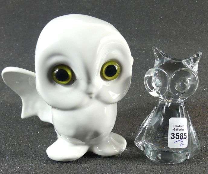 OWL FIGURINE & PAPERWEIGHT