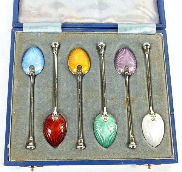 STERLING SPOON SET