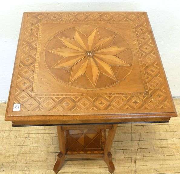 INLAID PARLOUR TABLE