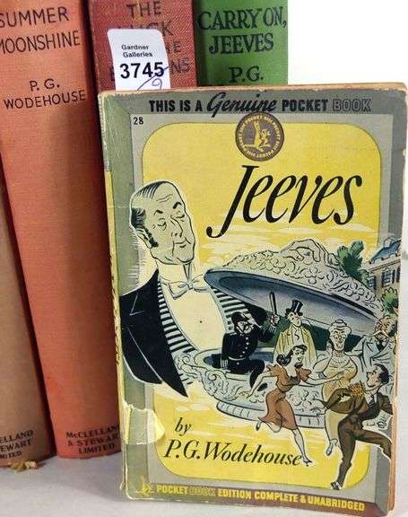 NINE P.G. WODEHOUSE VOLUMES