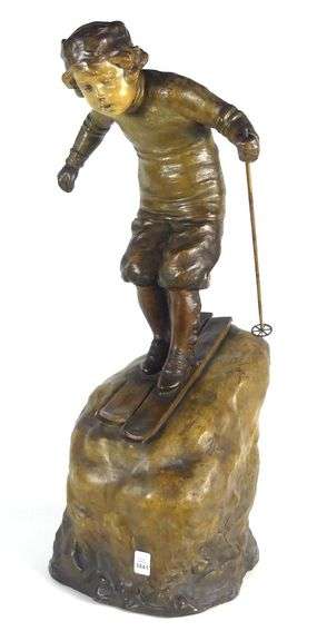 LARGE AUSTRIAN TERRACOTTA SCULPTURE