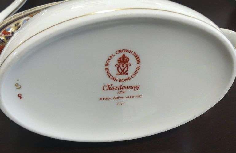 ROYAL CROWN DERBY "CHARDONNAY" BONE CHINA