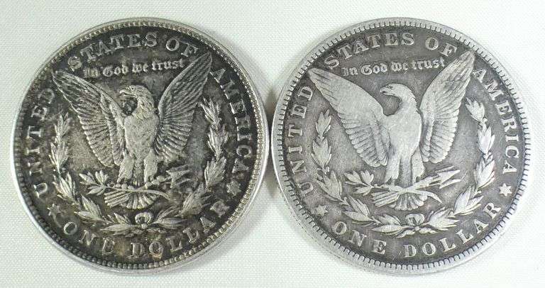 2 U.S. SILVER DOLLARS