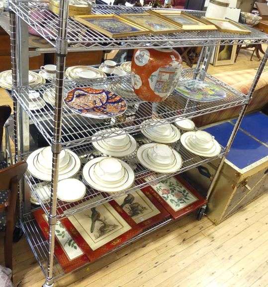 PORTABLE ALUMINUM SHELF UNIT