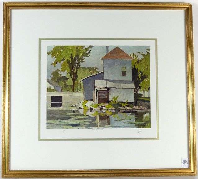 HAND-SIGNED A.J. CASSON PRINT