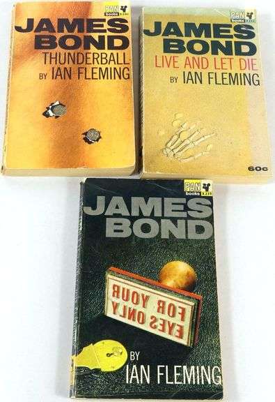THREE JAMES BOND VOLUMES