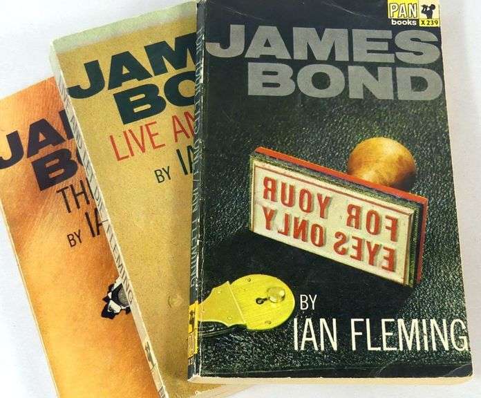 THREE JAMES BOND VOLUMES