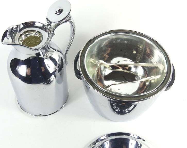 VINTAGE ICE BUCKET & THERMOS