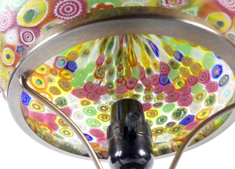 MILLEFIORE ART GLASS LAMP
