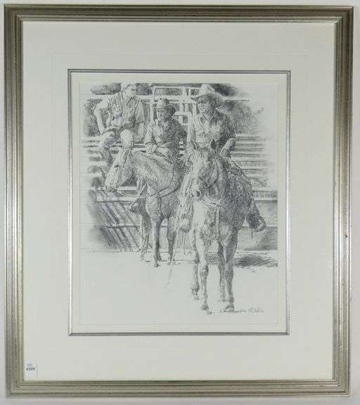 CANADIAN GRAPHITE PAINTING