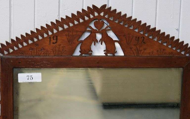 FOLK ART MIRROR