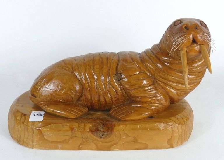 INUIT WOOD CARVING