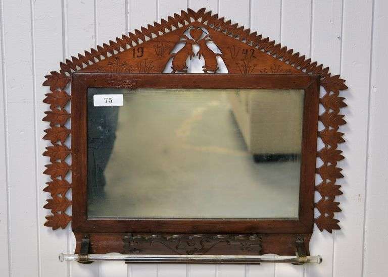 FOLK ART MIRROR