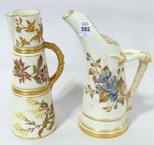 TWO ROYAL WORCESTER JUGS