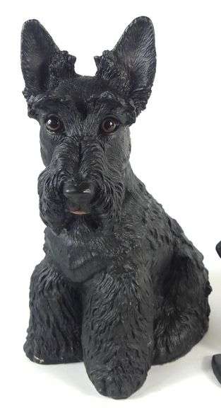 SCOTTIE DOORSTOP & FIGURINE