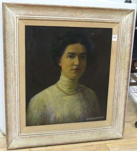 FRAMED "PORTRAIT" OIL PAINTING