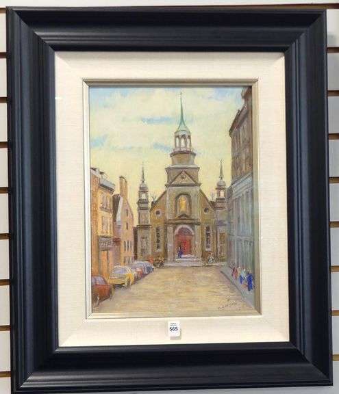 FRAMED "CHURCH" PASTEL