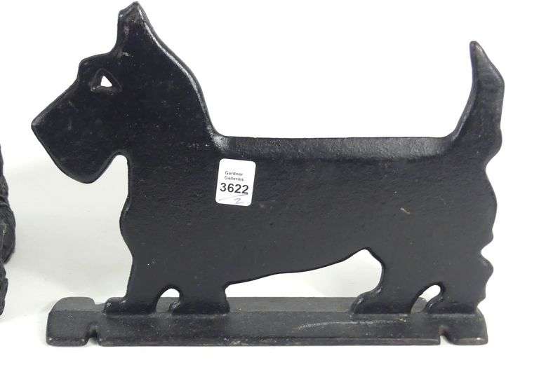 SCOTTIE DOORSTOP & FIGURINE