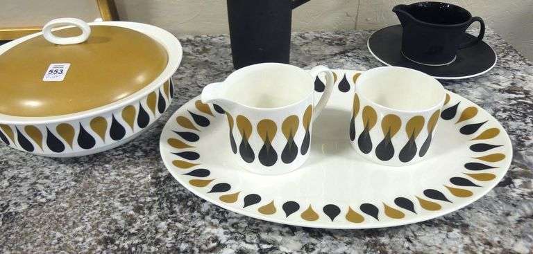 WEDGWOOD "DIABLO" AND BASALT DISHES