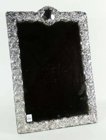LARGE ANTIQUE SILVER FRAME