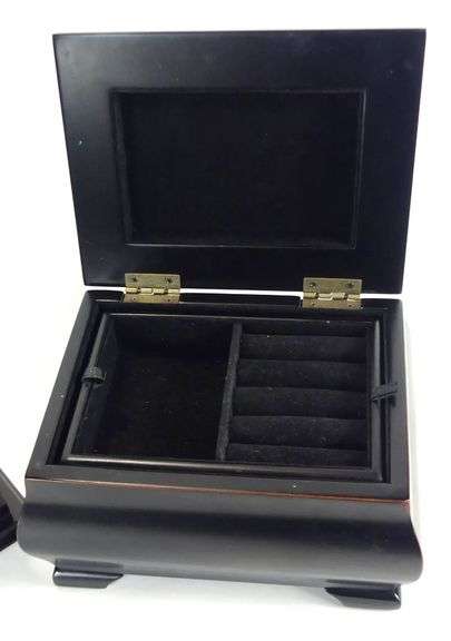 BOMBAY DESK CLOCK & JEWELLERY BOX