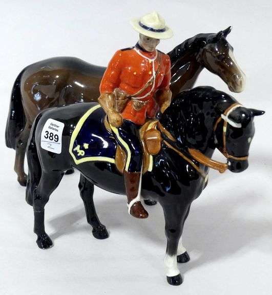 TWO BESWICK "HORSE" FIGURINES