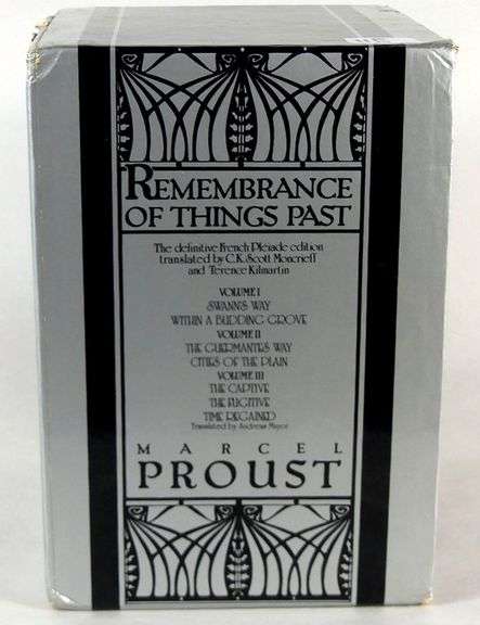 MARCEL PROUST THREE-VOLUME SET