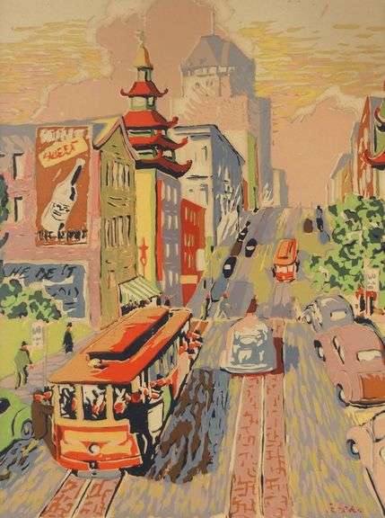 VINTAGE SAN FRANCISCO PRINT