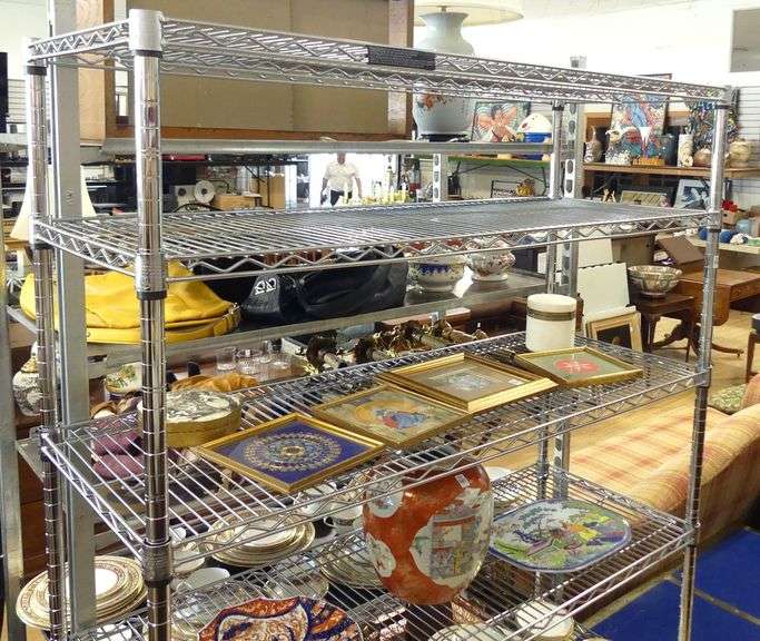 PORTABLE ALUMINUM SHELF UNIT