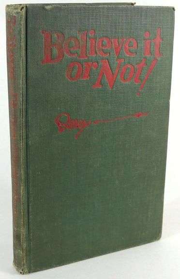 1929 RIPLEY'S BELIEVE IT OR NOT