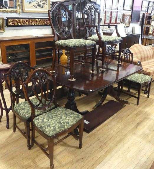 MAHOGANY DINING SET