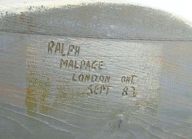 TWO SIGNED DUCK DECOYS